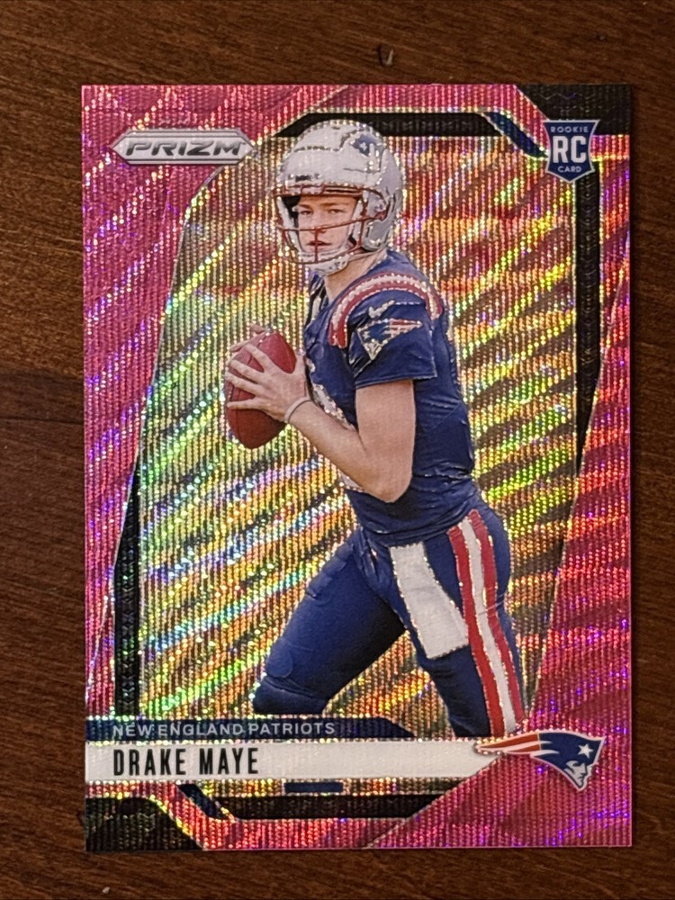 2024 Panini Prizm - Rookies Drake Maye #329 Pink Wave Prizm (RC) Beauty 😎
