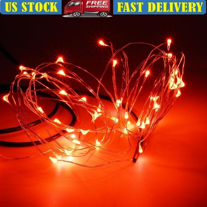 USB String Lights 50 Micro LED Waterproof Indoor Outdoor Party Decoration
