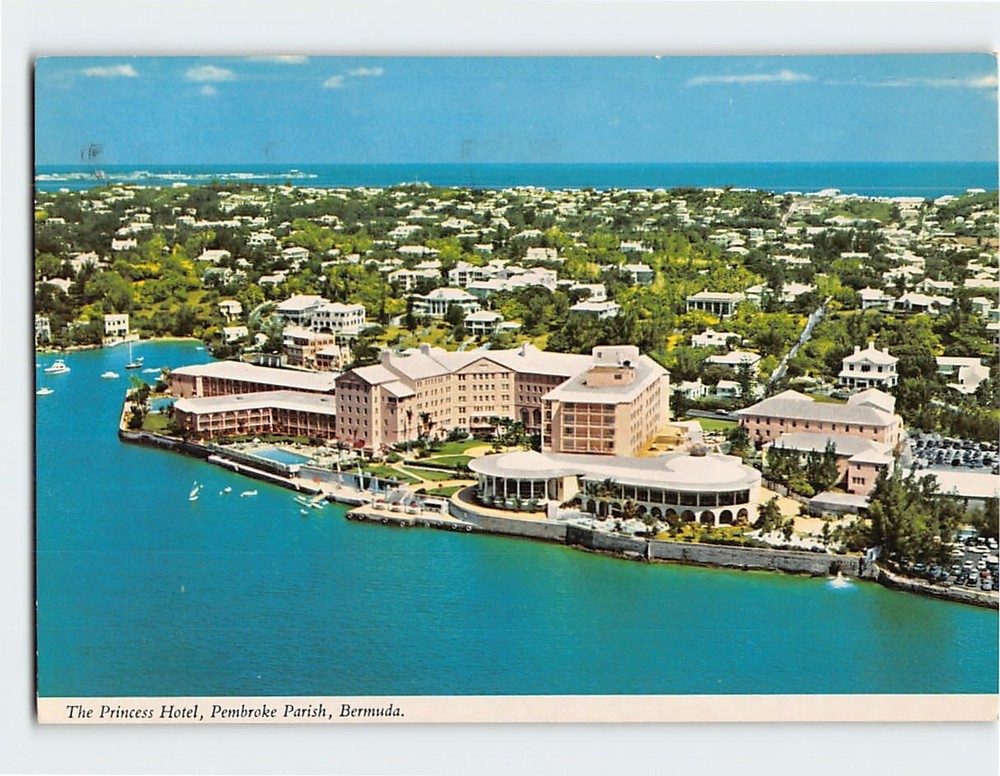 Postcard The Princess Hotel Pembroke Parish Bermuda British Overseas Territory
