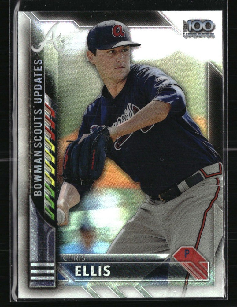 Chris Ellis 2016 Bowman Chrome #BSU-CE  Baseball Card