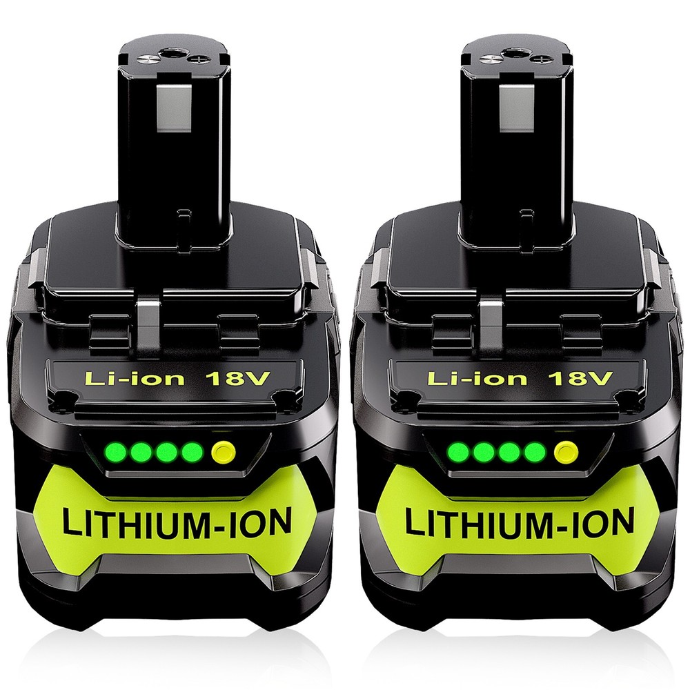 2X High Capacity 8.0Ah Battery 18Volt Lithium-Ion For RYOBI P108 18V One Plus