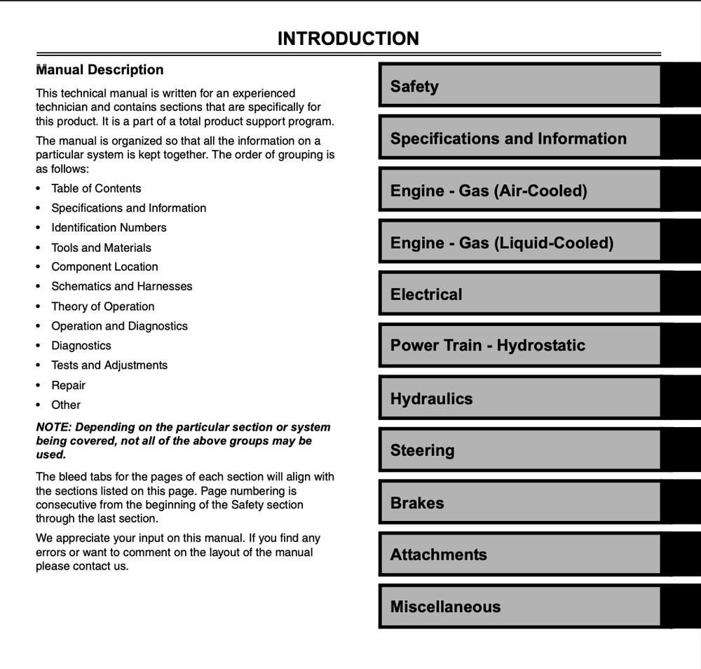 John Deere X465 X475 X485 X575 X585 Model Service Repair Manual, Workshop Manual