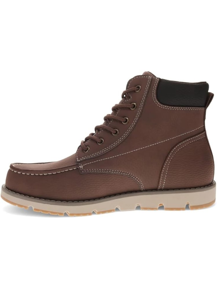LEVI'S Mens Brown Pull Tab Dean Round Toe Wedge Chukka Boots 7 M