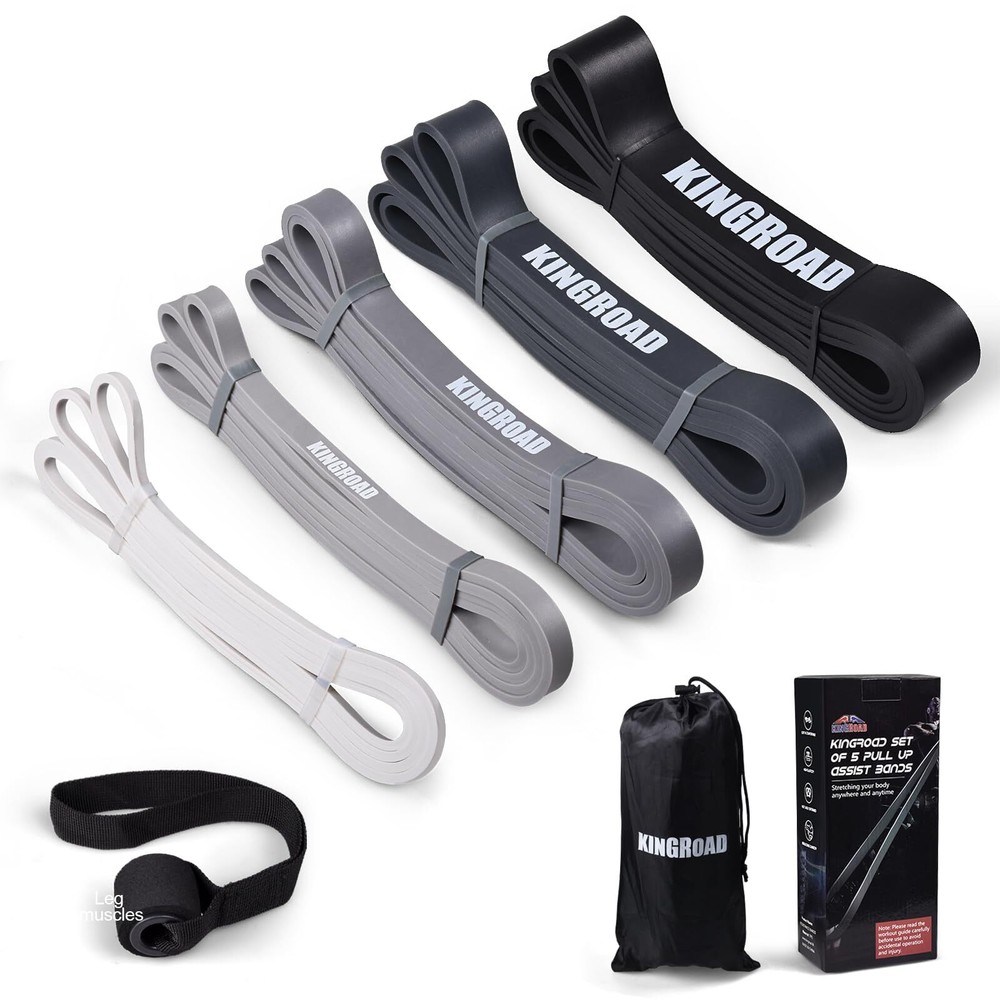 Resistance Band Pull Up Assistance Bands,Set of 5 Resistance Heavy Duty Exerc...