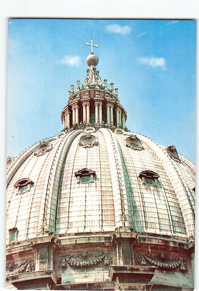 Postcard Cupola of St. Peter's Basilica Vatican