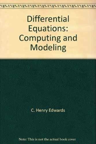 Differential Equations: Computing - Hardcover, by C. Henry Edwards - Very Good