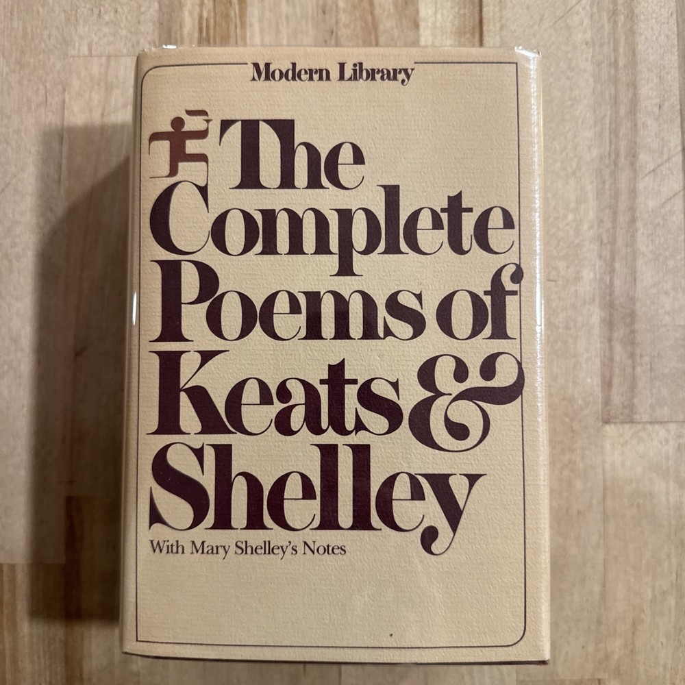 The Complete Poems Of Keats & Shelley Modern Library HC DJ FINE CONDITION !!