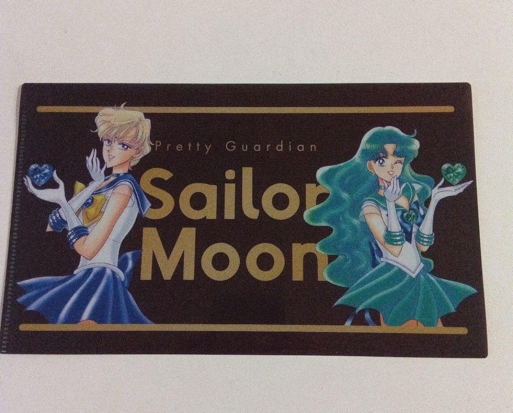 Sailor Moon x Meiji Chocolate Mini Clear File Multi-Case Lawson Uranus/Neptune