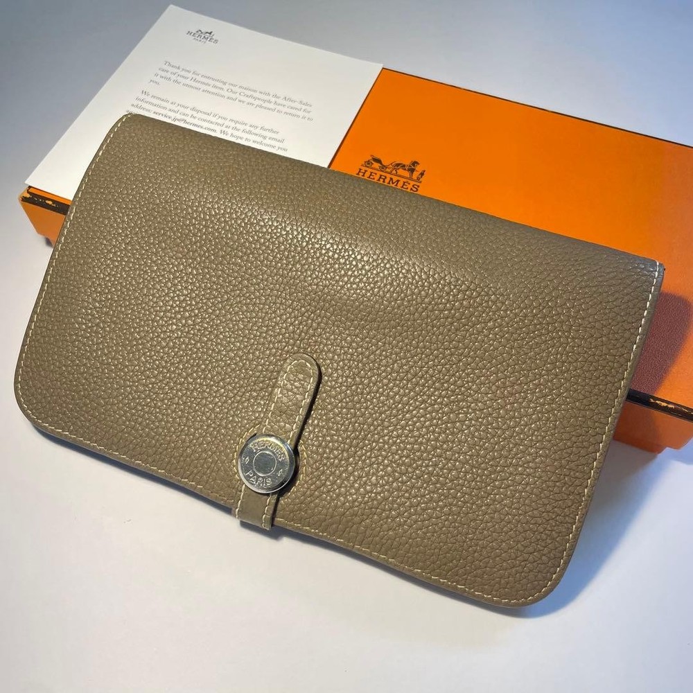✨New handle Hermes Dogon folding wallet