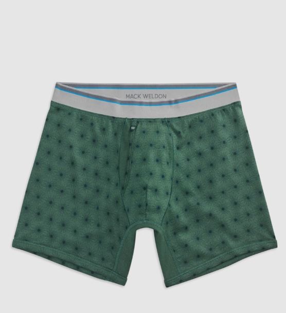 Mack Weldon Men's Shamrock Absinthe Boxer Brief, XXL-image