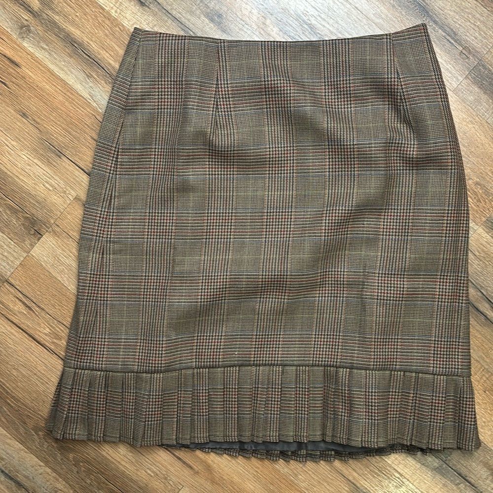 Pendleton Womens Small Preppy Pencil Skirt Classic Plaid Wool