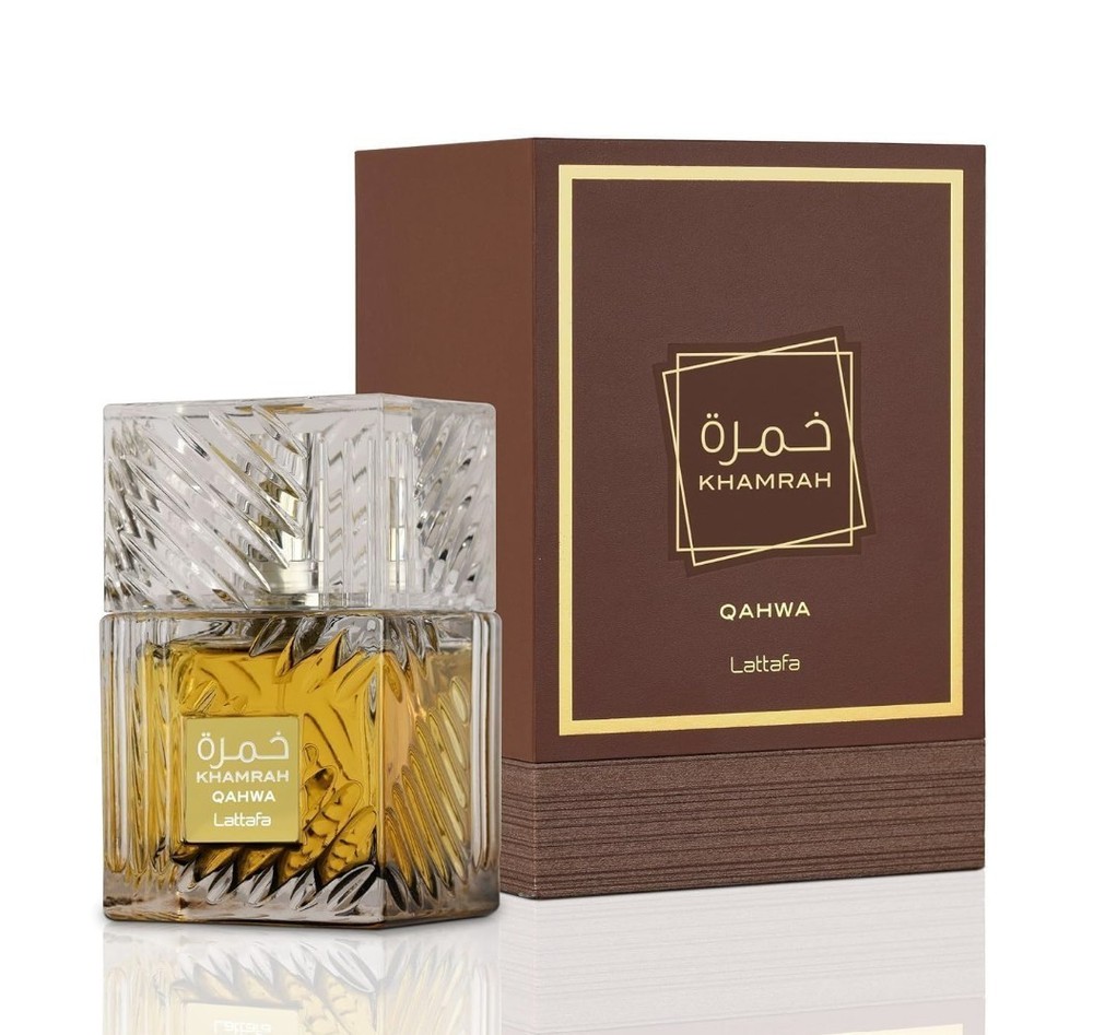 Lattafa Khamrah Qahwa - Vanilla, Warm Spicy,  for unisex 3.4 oz  - New in box