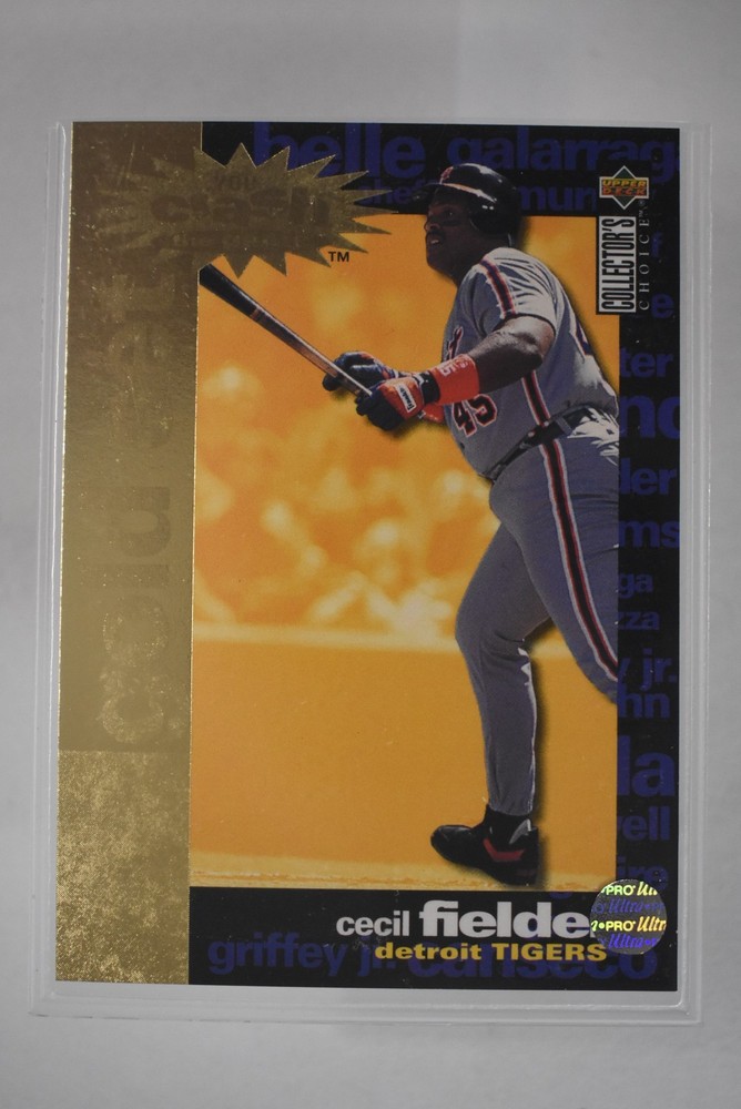1995 You Crash the Game Redemption Cecil Fielder #CG6 [Gold]