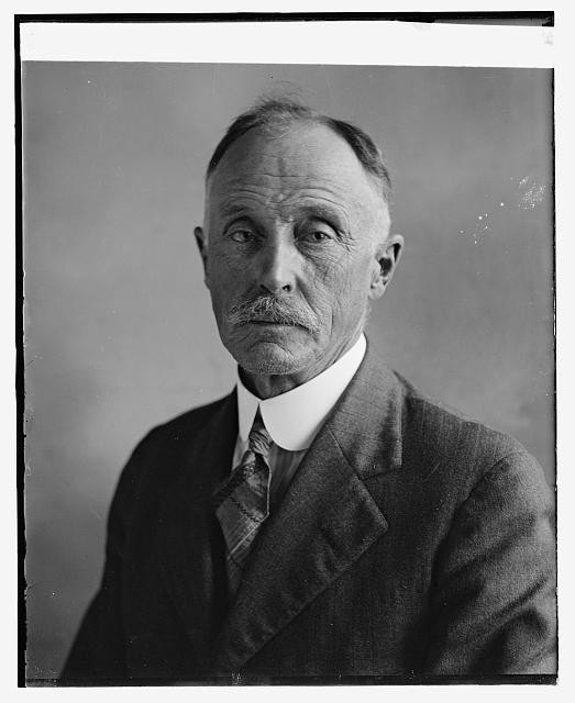 Photo:1926 Portrait of Elderly Man in Suit Studio Photograph