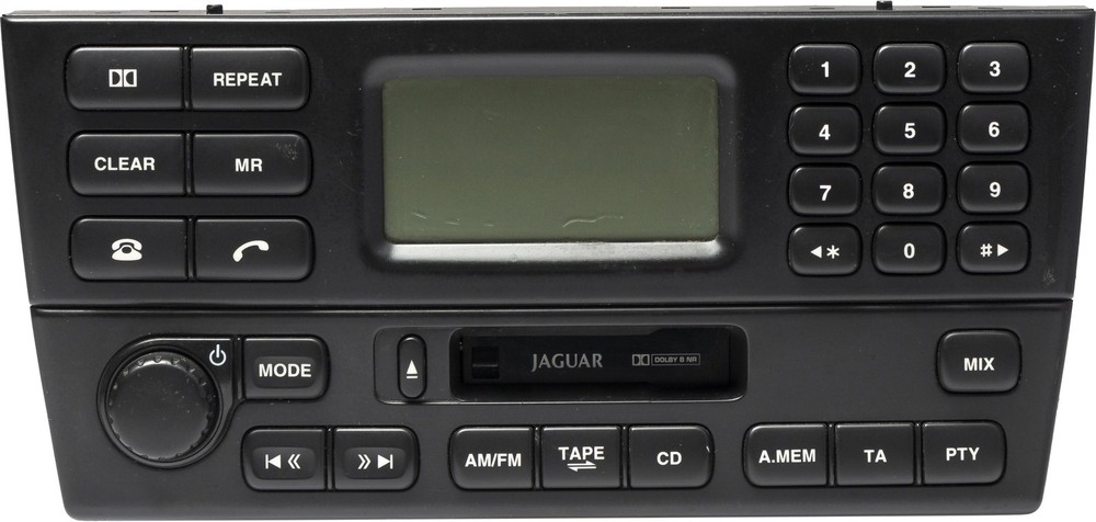 2004-2008 Jaguar X Type AM FM Radio Receiver Cassette Player Model 1X4318K876AC