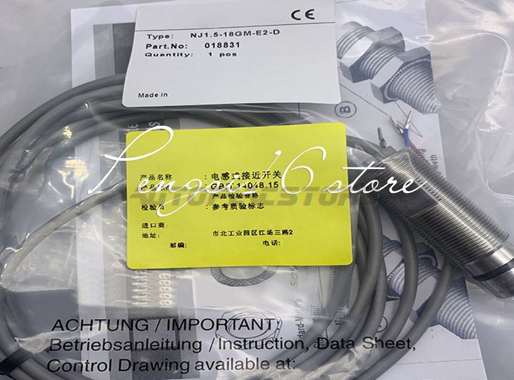 1pc  NEW NJ1.5-18GM-E2-D sensor proximity switch~