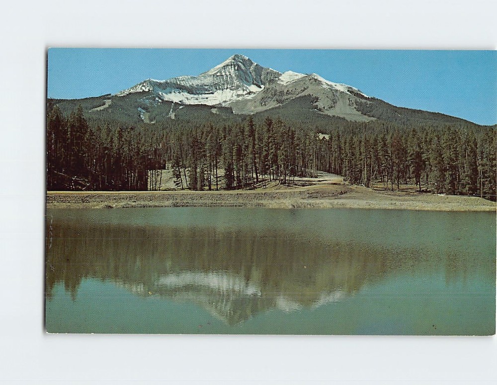 Postcard Lone Mountain Big Sky Montana USA