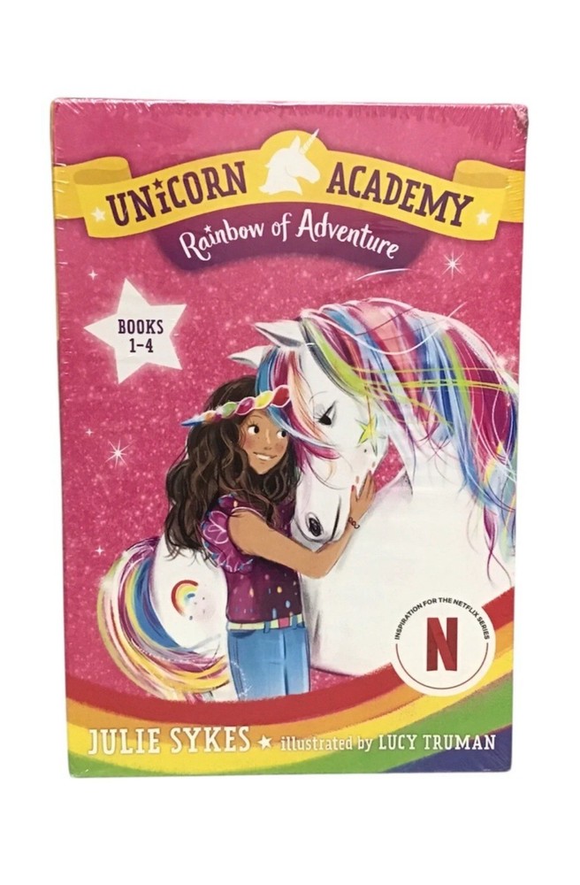 Unicorn Academy : Rainbow of Adventure by Julie Sykes 2018 Books 1-4 (NEW)