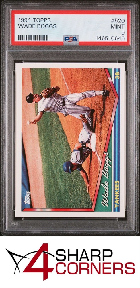 1994 Topps #520 Wade Boggs Yankees Hof Psa 94SC: Leading the industry in consignment services!