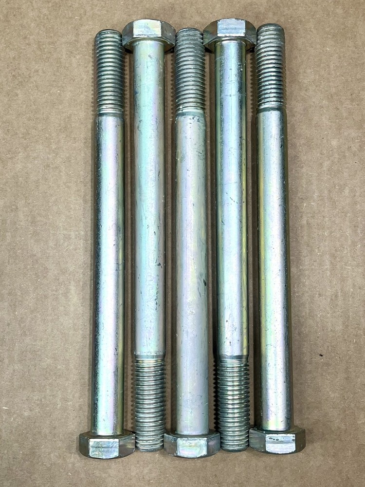 3/4-10 X 9-1/2” Hex Head Cap Screws/Bolt Grade 8 Steel Zinc Yellow Plated Coarse