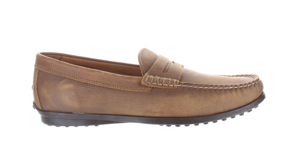 Johnnie-O Mens Laguna Penny Brown Loafers Size 10.5 Comfortable Casual Shoes