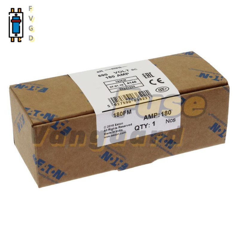 1PC Bussmann 180FM 180A 690V High Speed British Standard Fuse