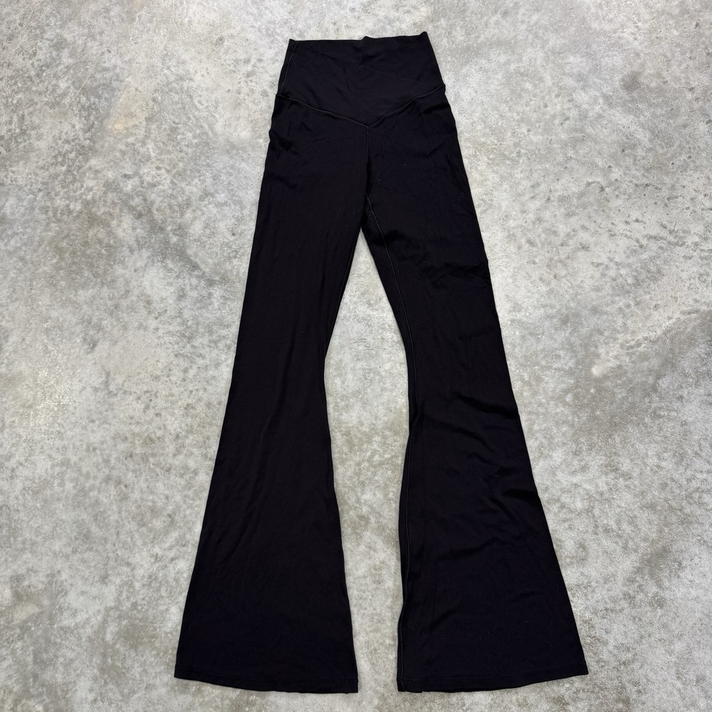 Aerie Offline Flare Leggings for Women - Small Black Stretchy Gym & Athleisure Wear