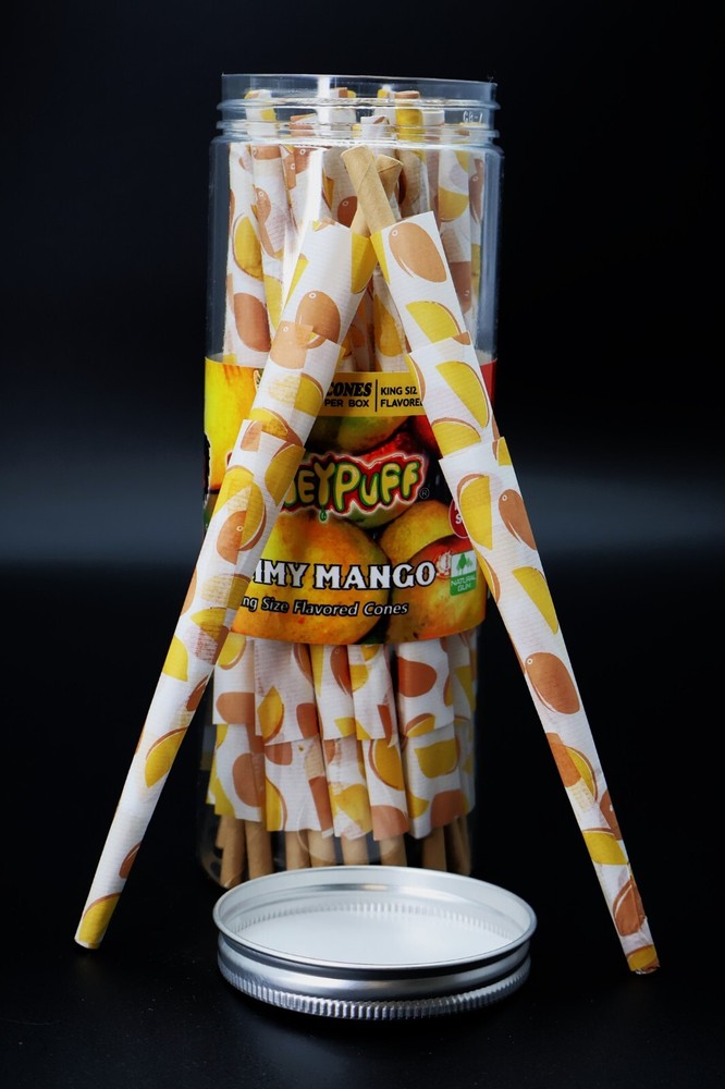 Mango! Classic King Size(72 Cones)-Flavored Pre Rolled Cones With Tips