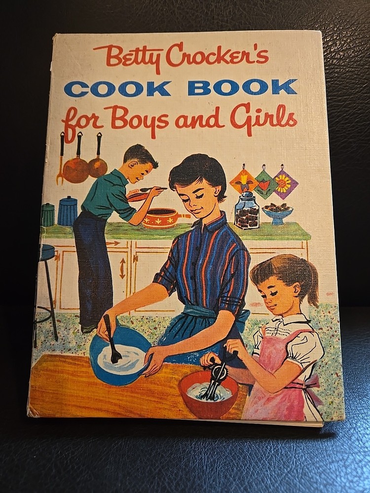 Betty Crocker's Cook Book for Boys and Girls 1957 First Edition Vintage Cookbook