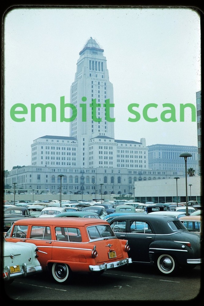 Original Slide, Los Angeles City Hall, 1956
