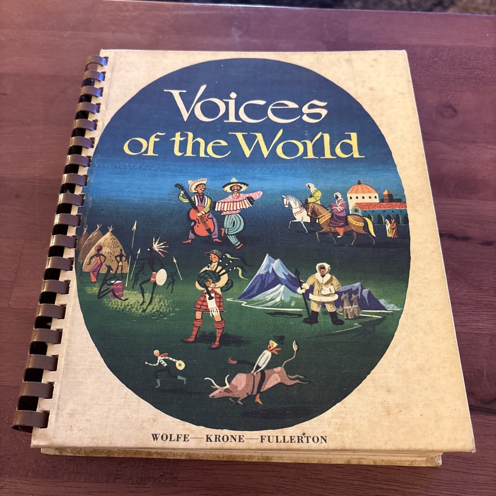 Voices of the World-Teachers Edition Song Book 1963 School Songbook