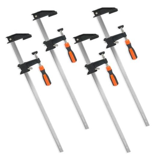 36-Inch Heavy Duty Woodworking Clamps 4-Pack Long Bar Clamps
