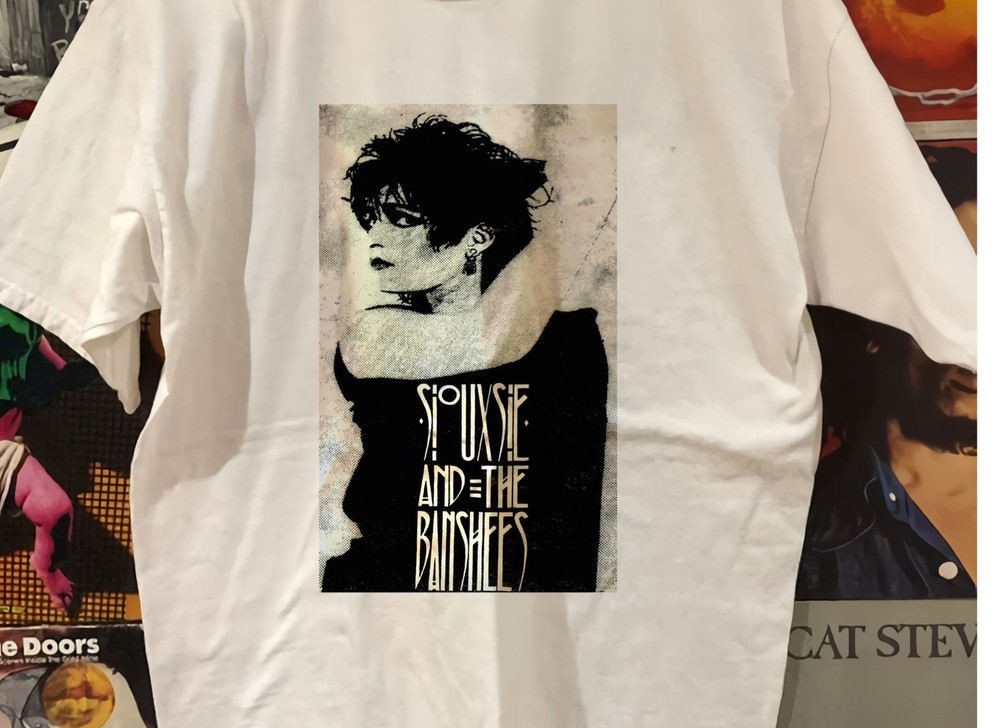 Siouxsie and the Banshees Short Sleeve Cotton S-234XL T-shirt Unisex White
