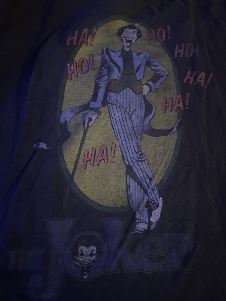 DC Comics Batman 1989 Joker Vintage T Shirt Rare  Michael Keaton Jack Nicholson