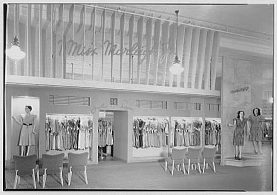 Martin's department store, business in Brooklyn, New York. Dress department II