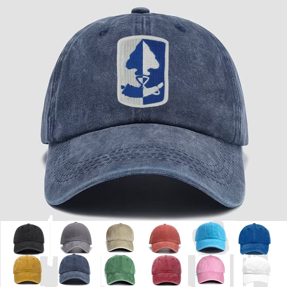 Custom Embroidered Hat 187th Infantry Brigade, Veteran Cap, Trucker Hat, Gift