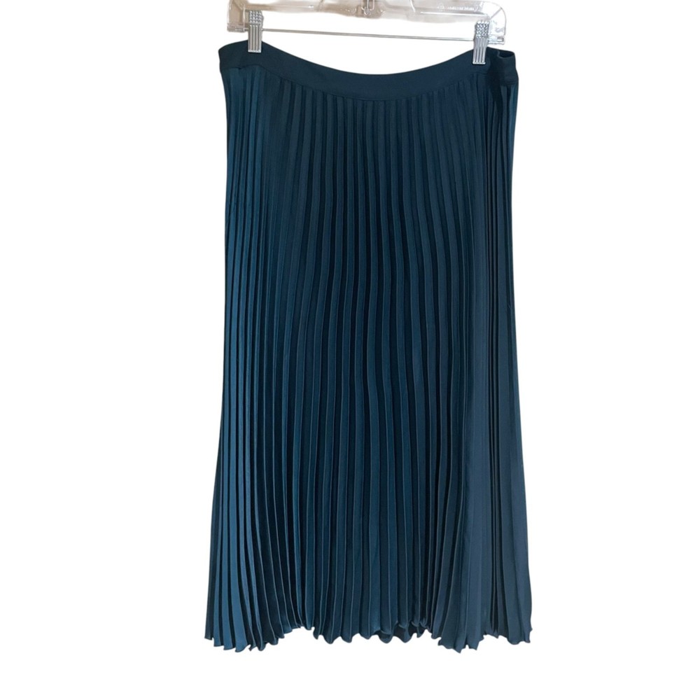 Reiss pleated midi skirt