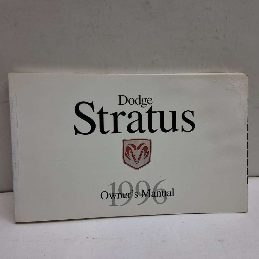 1996 Dodge Stratus owners manual