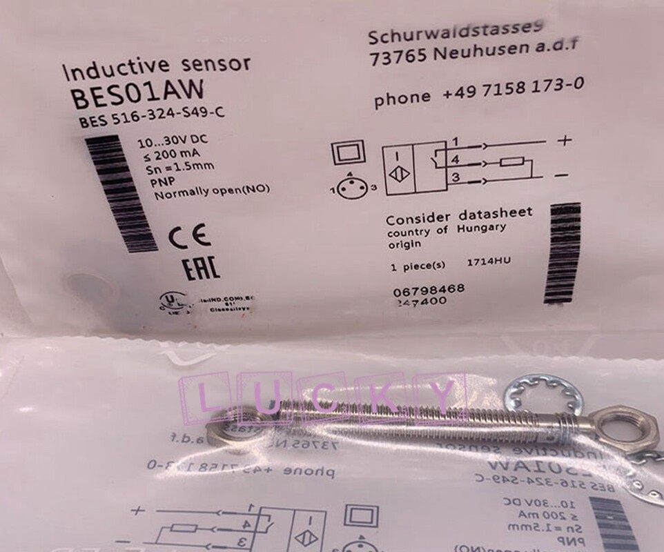Qty:1 NEW For BALLUFF BES 516-324-S49-C BES01AW Proximity switch sensor #
