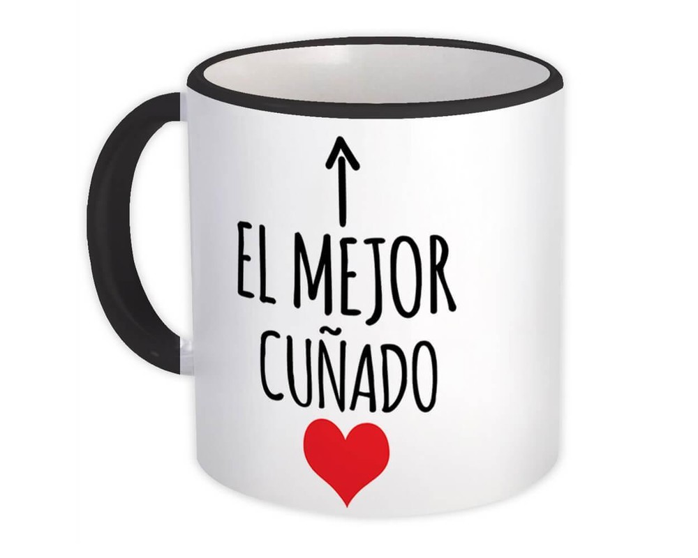 Best Brother-in-Law Gift Mug - Spanish Heart Design for Christmas