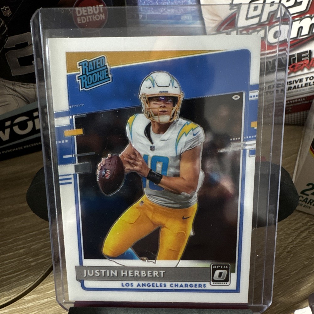 2020 Panini Donruss Optic Rated Rookie Justin Herbert #153 Base RC