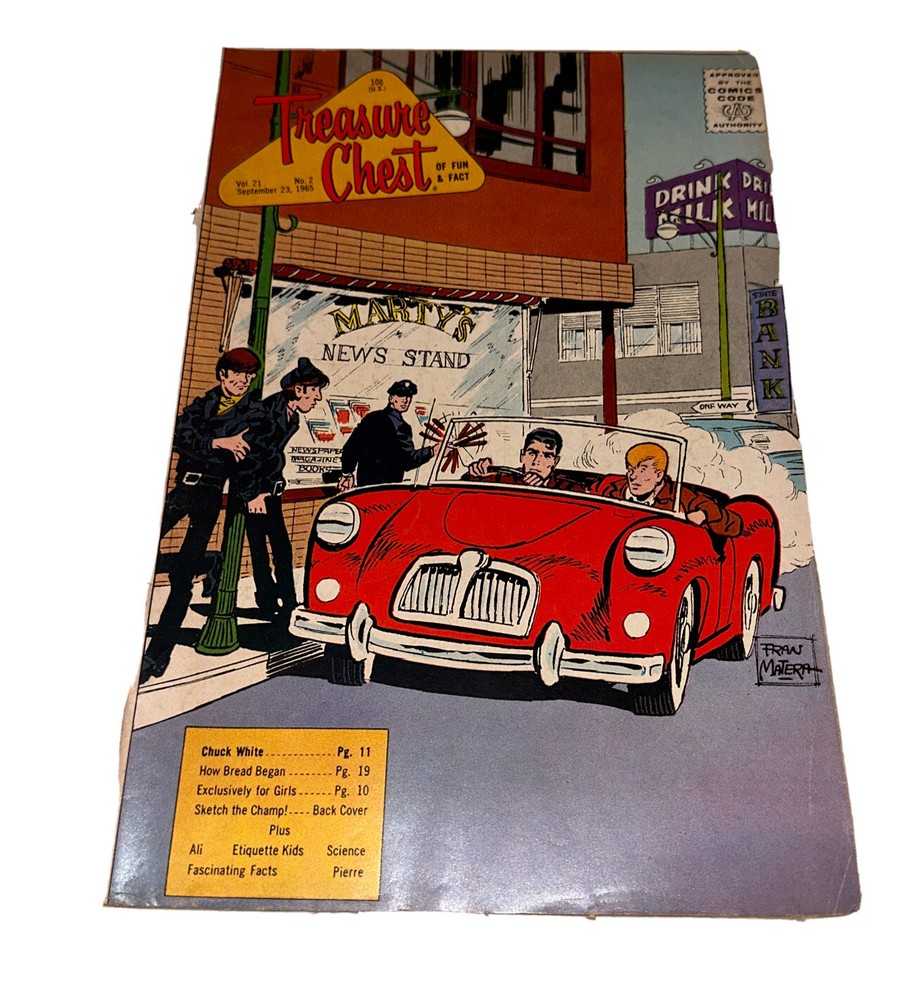 Treasure Chest Comic Book Vol. 21 No. 2 1965 Vintage Fun & Fact Collectable