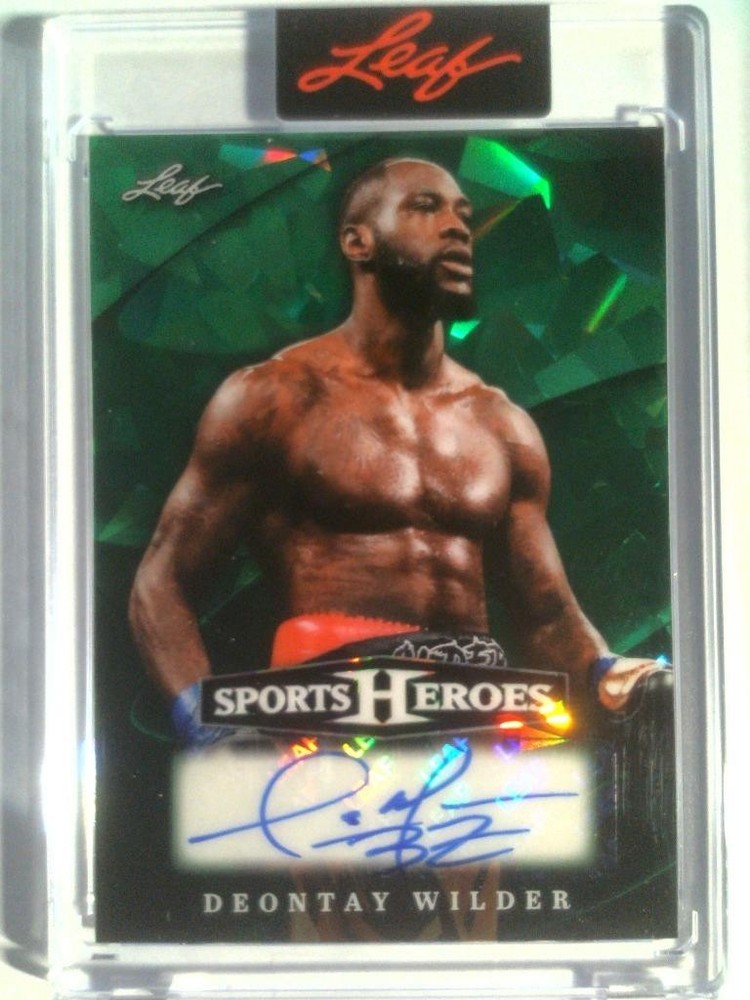 2026 Leaf Sports Heroes - 1 of 1 - Auto - Autograph - Deontay Wilder #1/1 Boxing