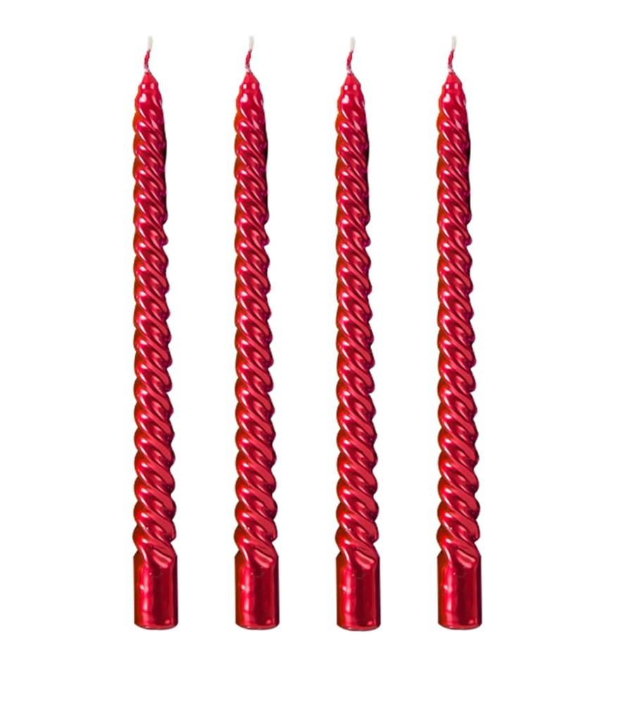 10-Pack 10-Inch Unscented Taper Candles 7.5 Hour Burn Wedding Party Decor