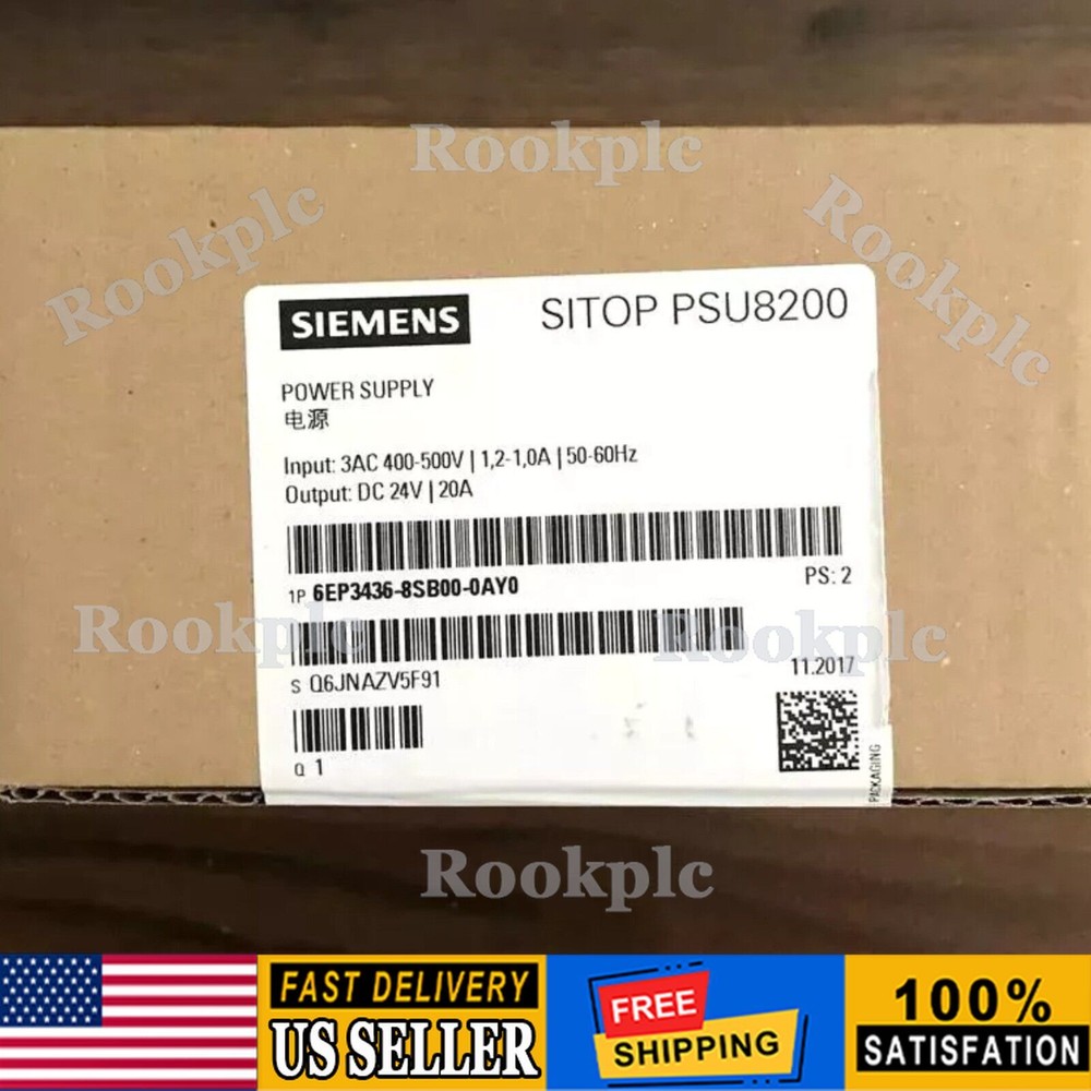 New Siemens 6EP3436-8SB00-0AY0  SITOP PSU8200 Power Supply 6EP3 436-8SB00-0AY0