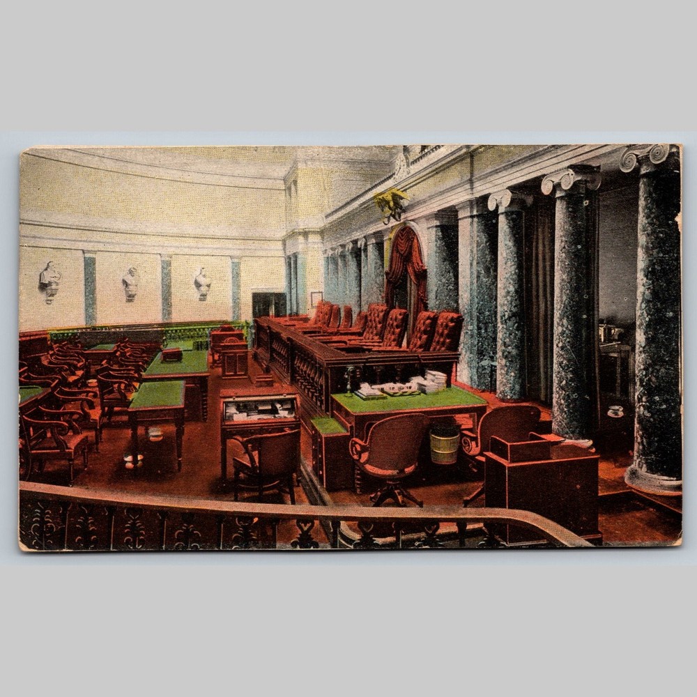 Postcard Supreme Court Room United States Capitol Washington D.C.