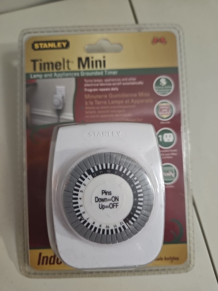 Stanley TimeIt Mini Daily Mechanical Timer NEW