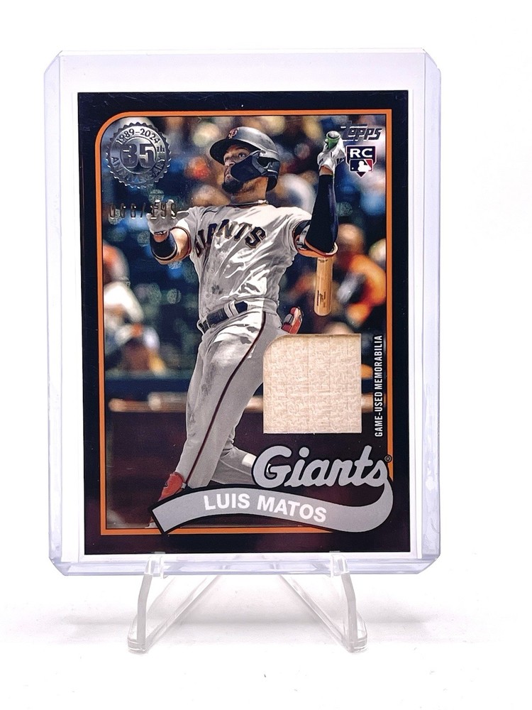 2024 Topps Series 1 Luis Matos RC 1989 35th Anniversary Relic 66/199 #89BR-LM