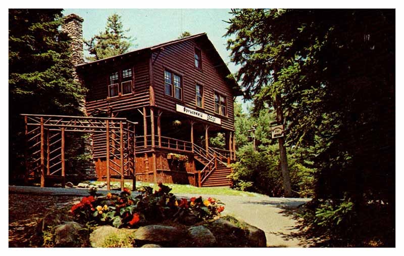 Postcard HOTEL SCENE Boothbay Harbor Maine ME m/09 AS3001