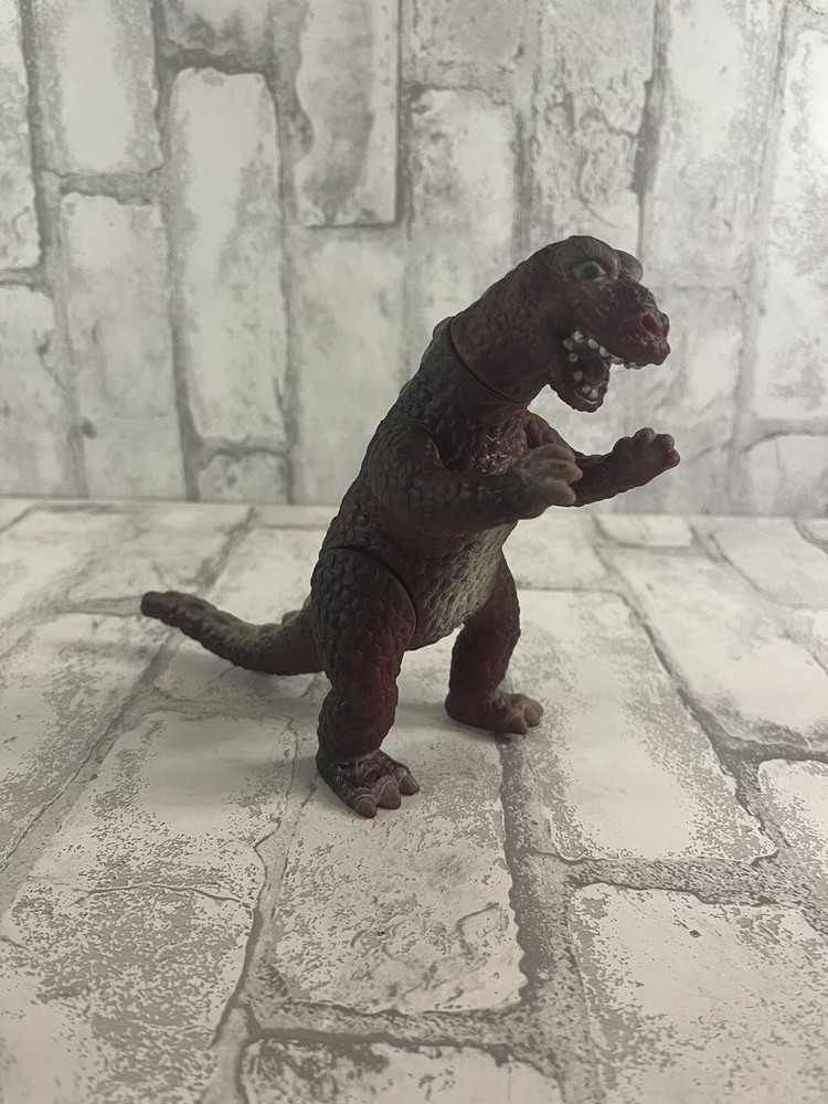 Vintage 1987 Soma Kaiju Red Godzilla Dinosaur Monster Action Figure EUC